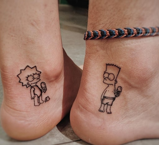 simpsons bart n lisa tattooTikTok Search