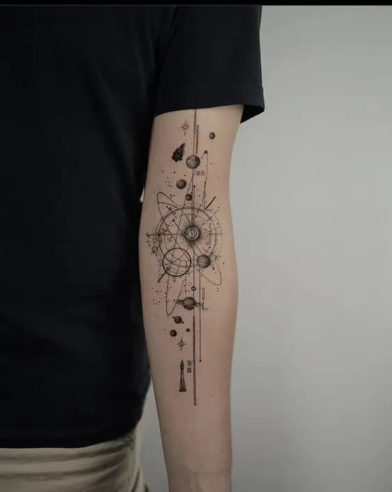 Minimalist tattoo for women sleeve