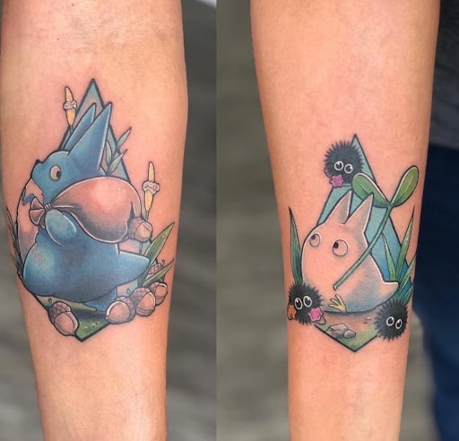 My neighbor Totoro tattoo