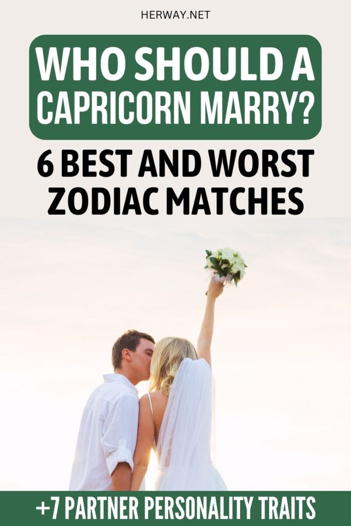 ¿Con quién debería casarse un Capricornio? 6 mejores y peores parejas del zodiaco (+7 rasgos de personalidad de la pareja) Pinterest