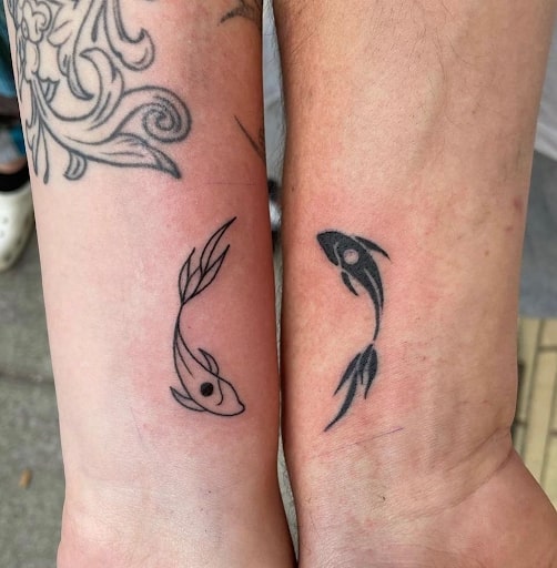 Tatuaje del símbolo del Yin y el Yang