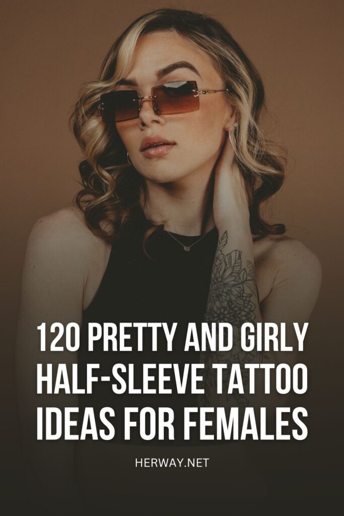 120 ideas bonitas y femeninas de tatuajes de media manga para mujeres Pinterest