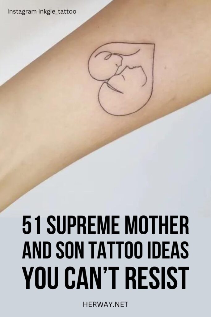 51 Ideas supremas de tatuajes de madre e hijo a las que no podrás resistirte Pinterest