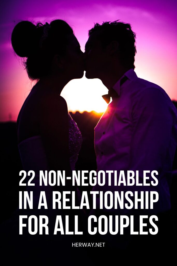 22 no negociables en una relación para todas las parejas Pinterest