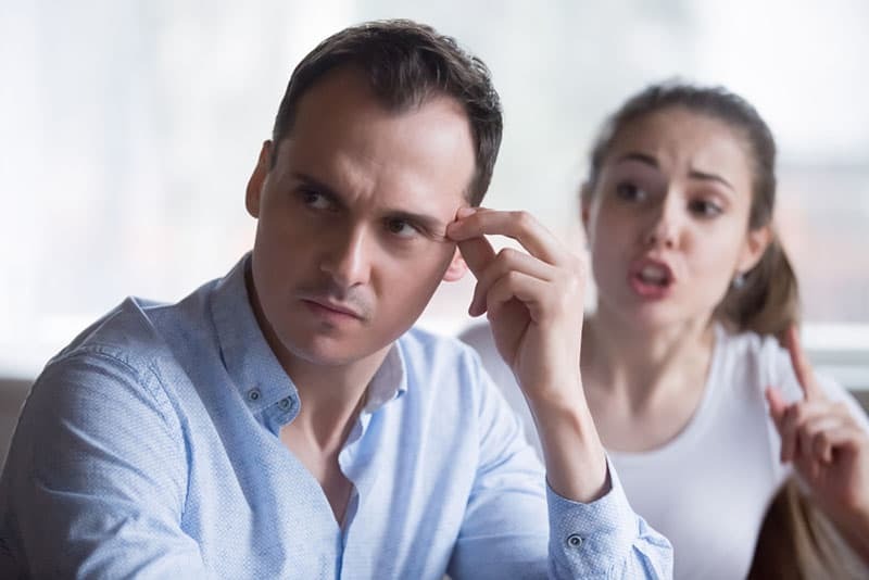 Women go for what they want and they don’t know when it’s enough. Let’s be honest, we do get a little crazy from time to time. We are mostly right but wanting to control him simply doesn’t work in a relationship. Woman yelling at man