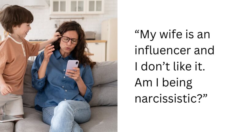 woman using her phone