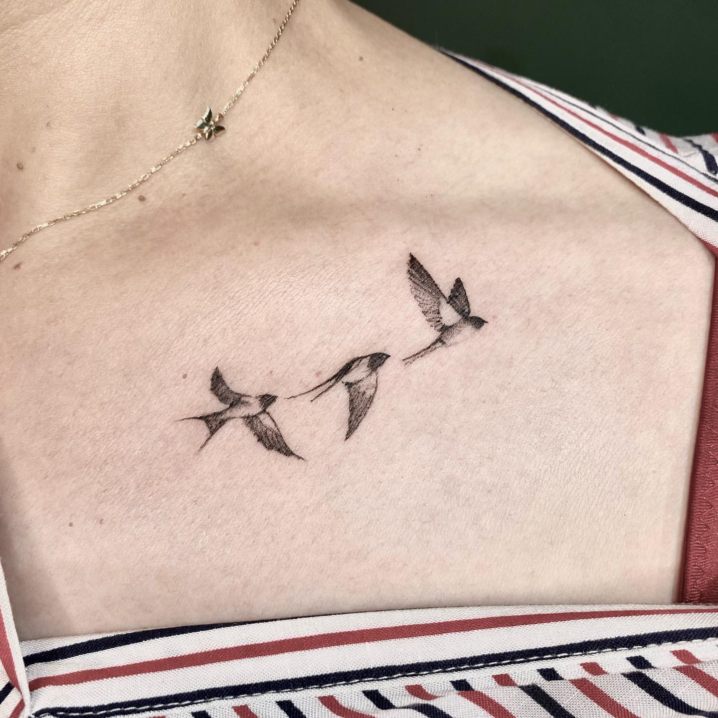 tatuaje de pájaros