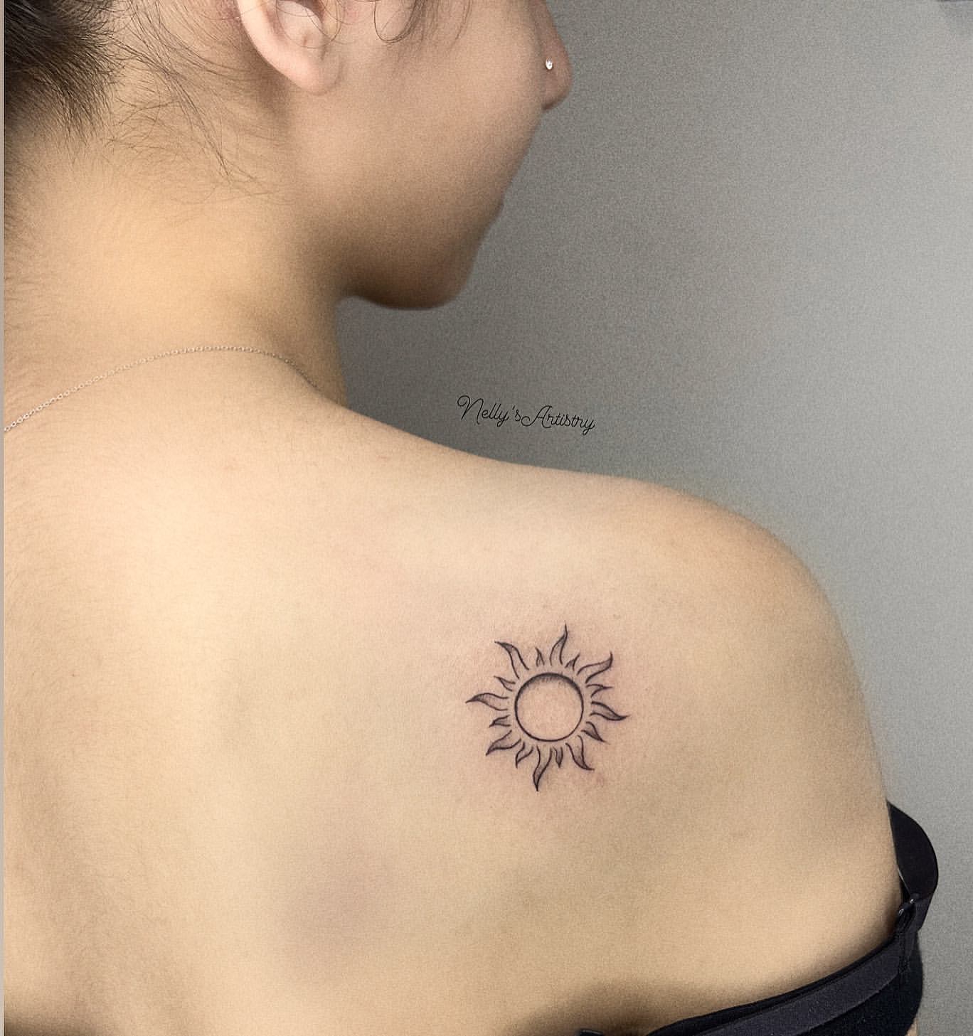 tatuaggio del sole