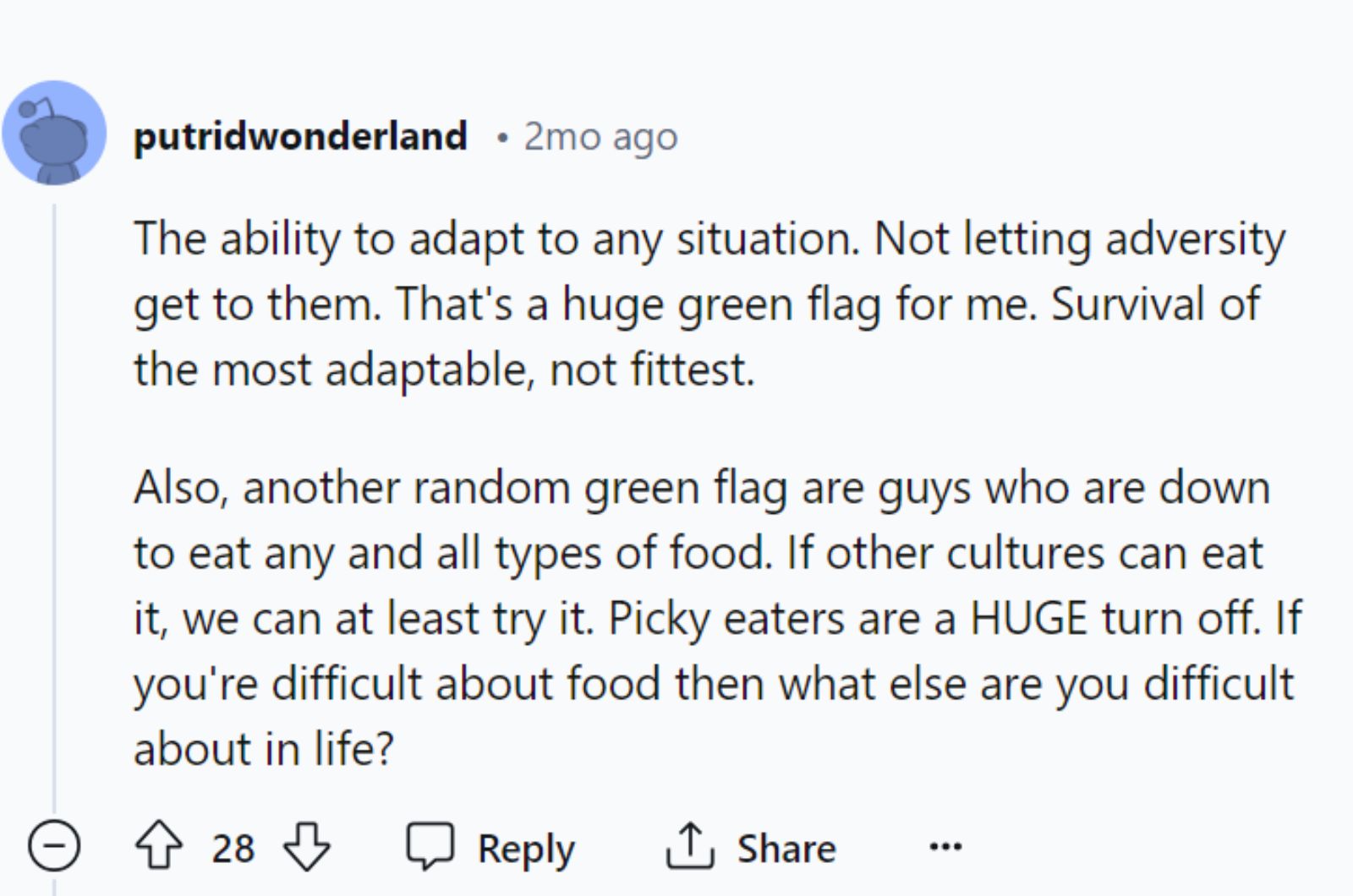 woman green flags