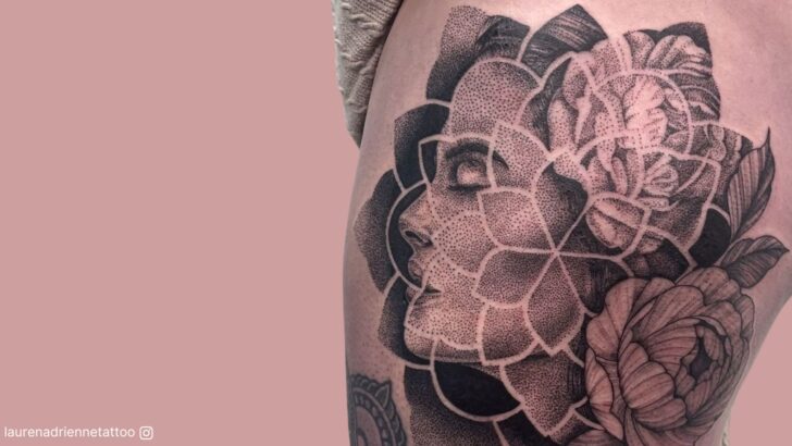 22 ideas de tatuajes de puntos para un efecto visual impactante