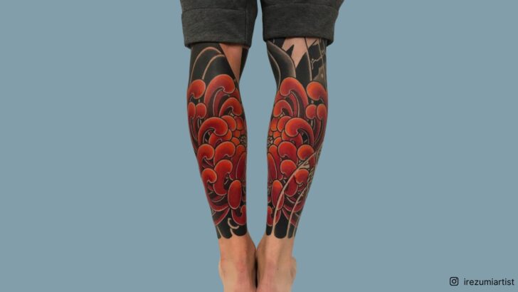 22 favolosi tatuaggi sulle maniche delle gambe per un passo elegante