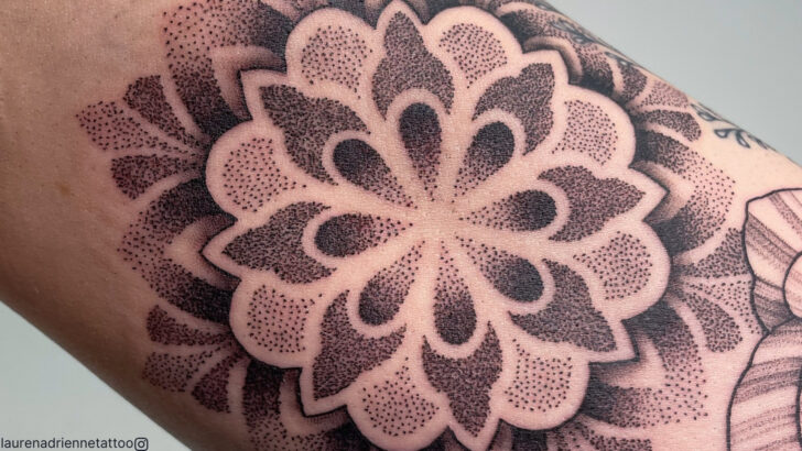 22 On-Point Dot Work Tattoo Designs That Will Stun You
