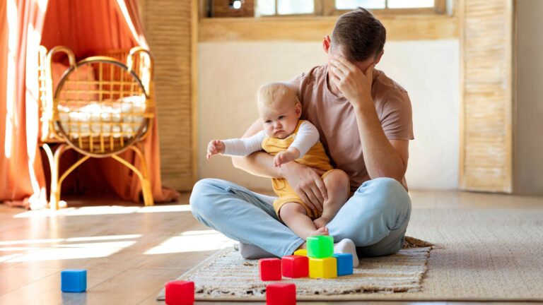 dad and kid