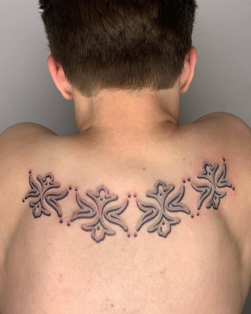 Ornamenti decorativi Tatuaggio a punti