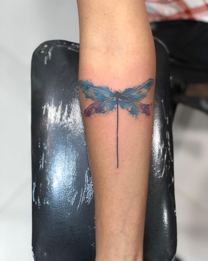 Tatuaggio della libellula