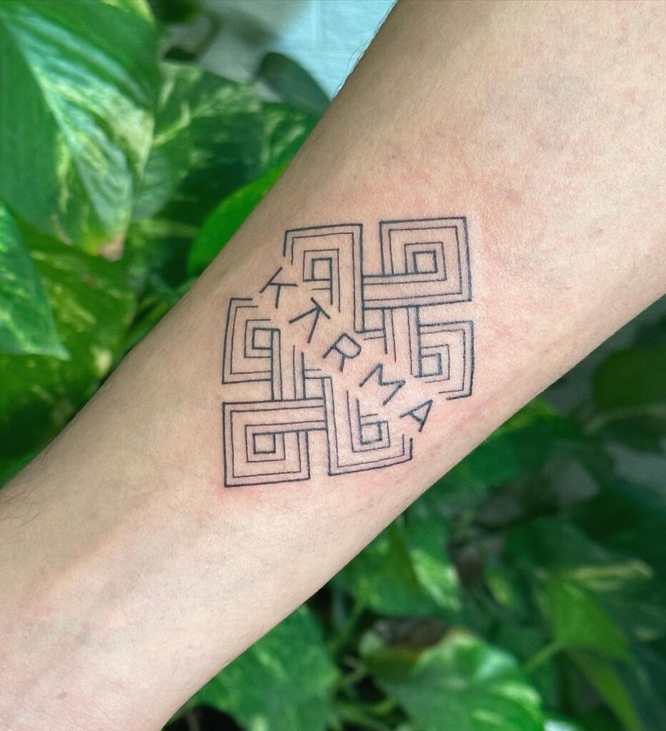 Tatuagem Endless Knot