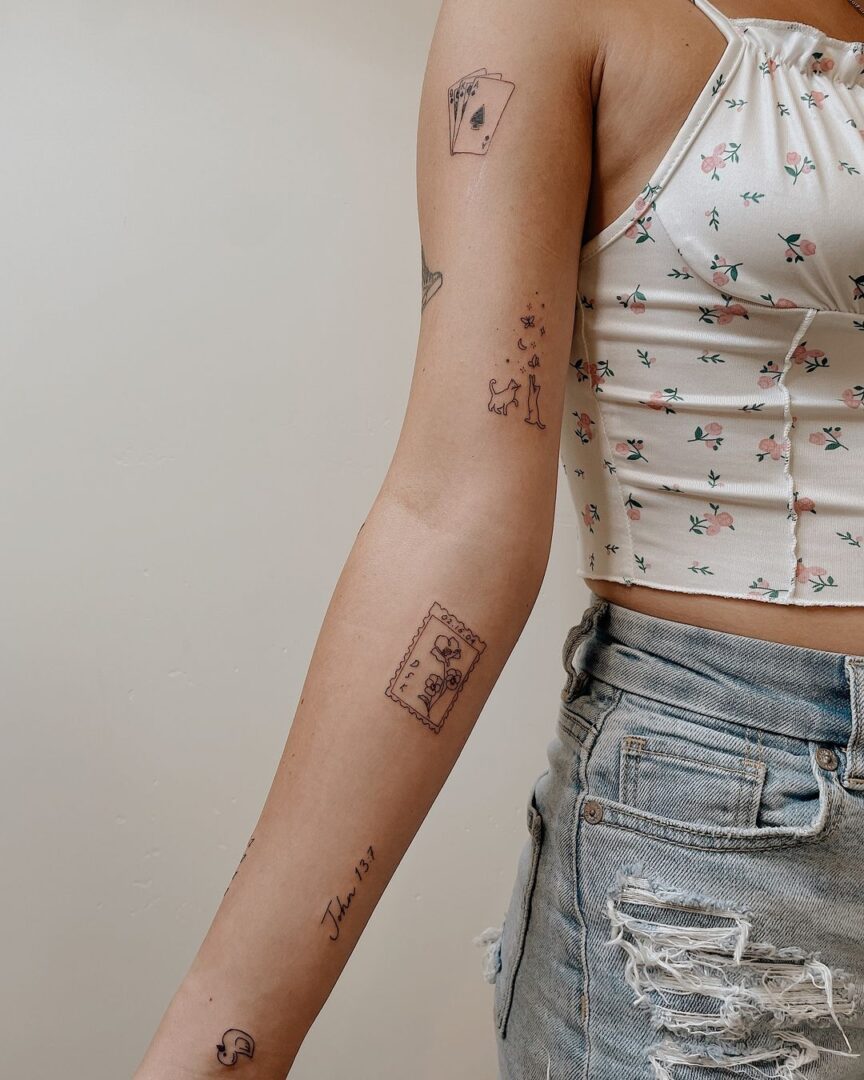 21 Personalized Patchwork Tattoos You'll Love