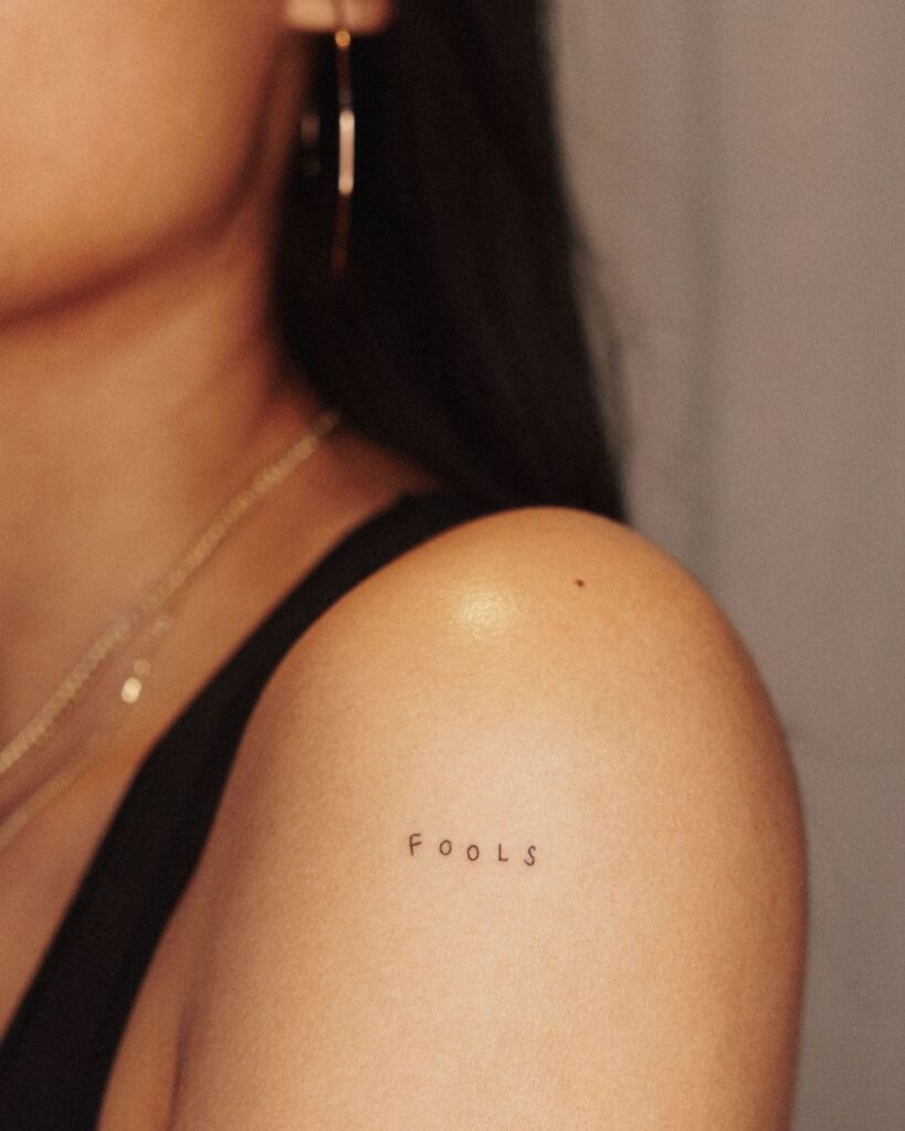 Fools One-Word Tat