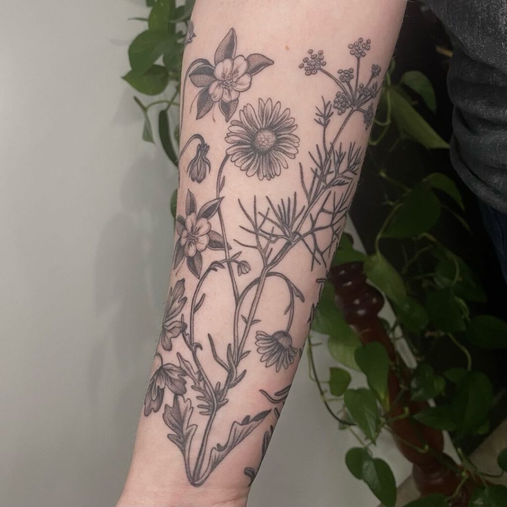 Half Sleeve Botanical Garden