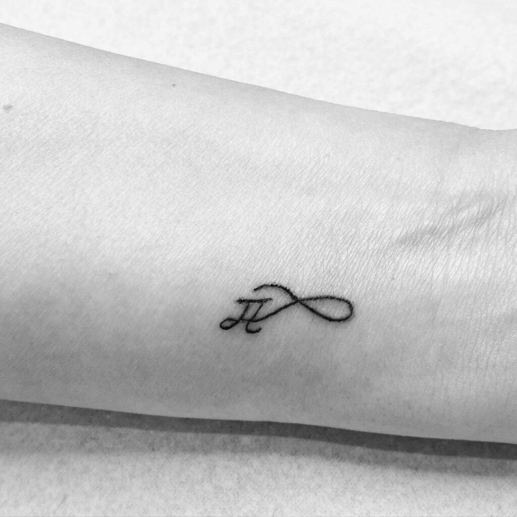 Infinity And Music Note Tattoo