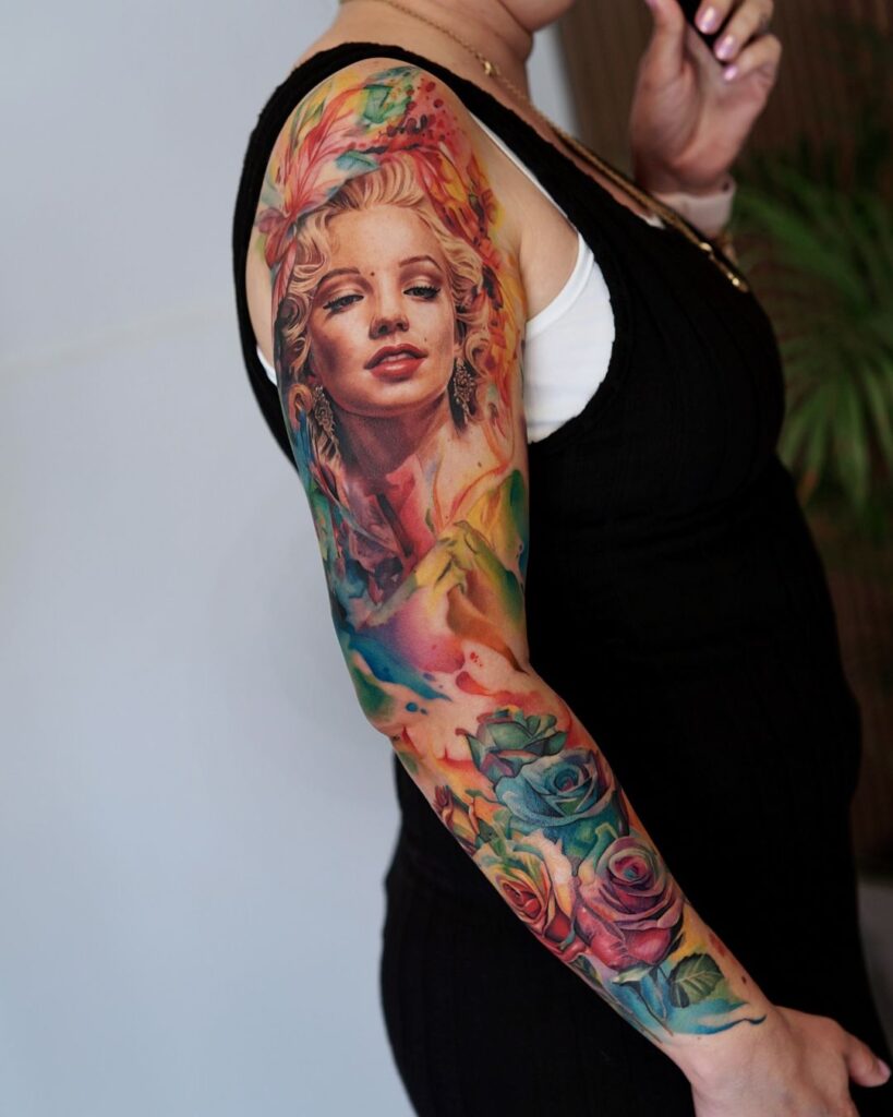 Marilyn Monroe Full Sleeve