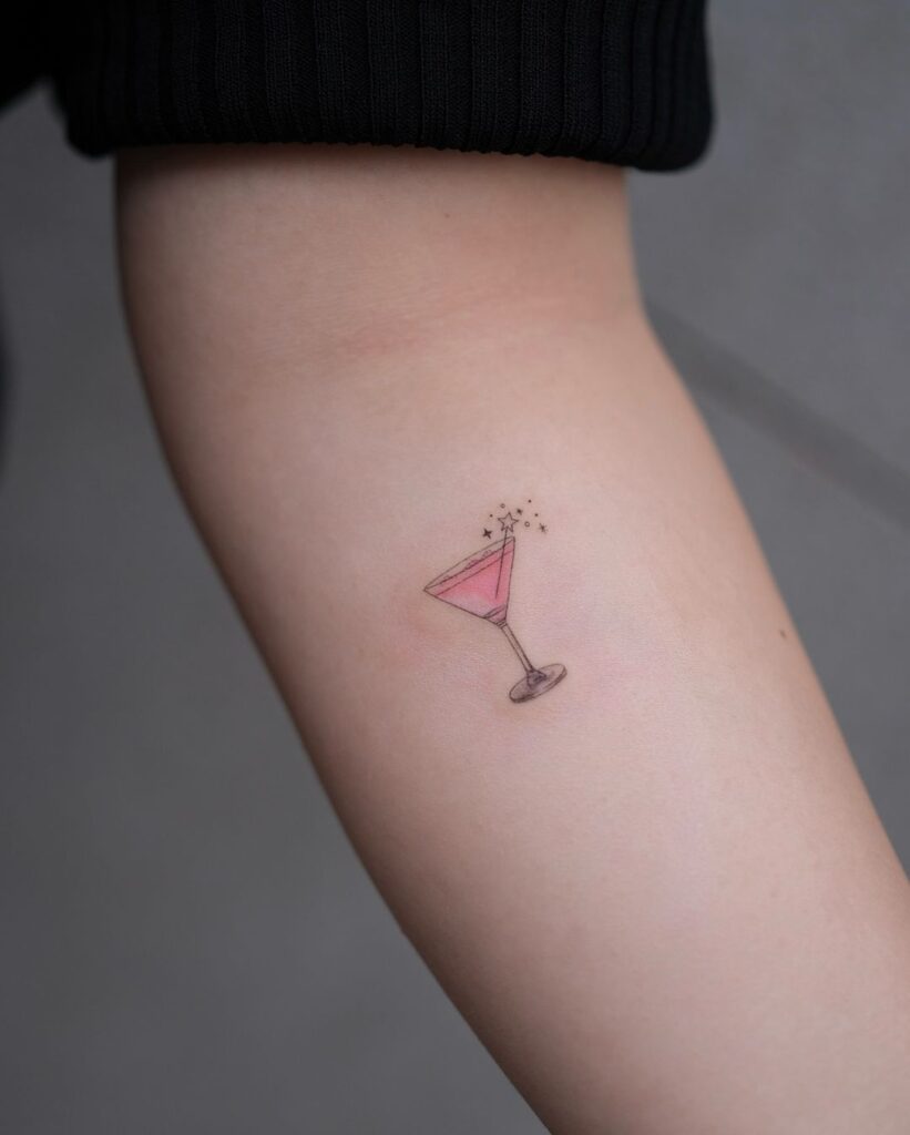 Mini Martini Tattoo