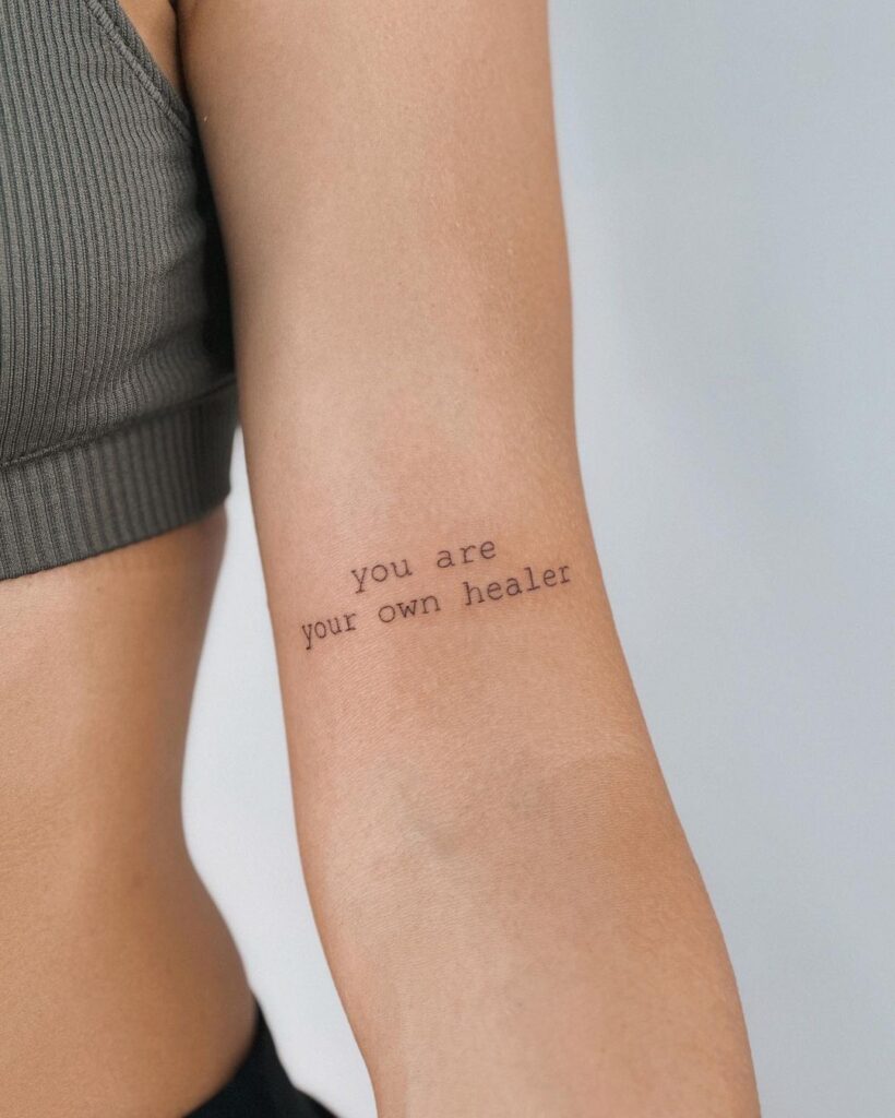 Quote Tattoo