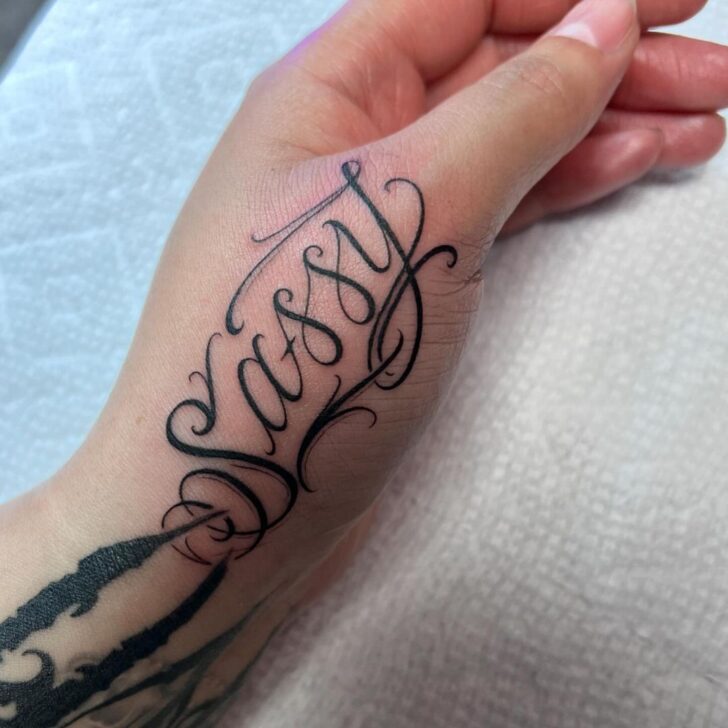 Inked Script 24 Marvelous Script Tattoos That Say It All For You