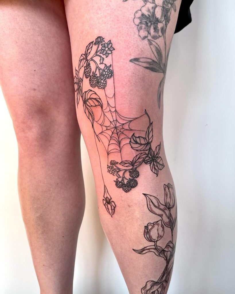 Spider Leg Sleeve Ink