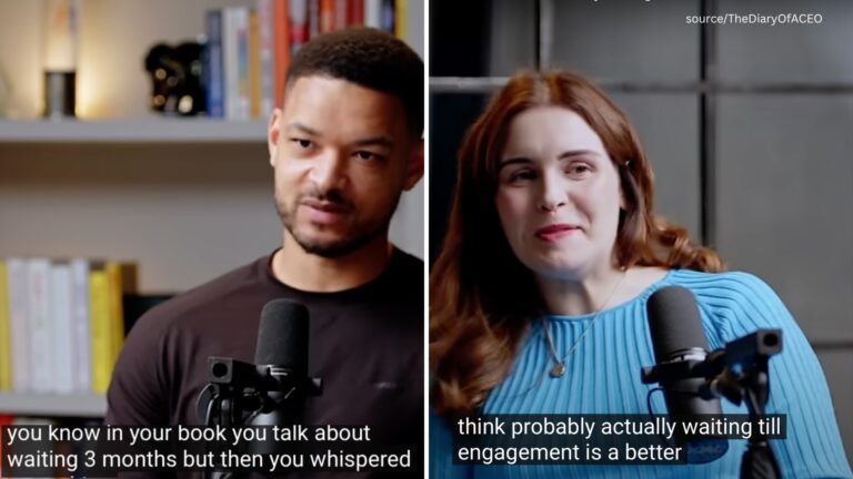 woman sharing dating advice