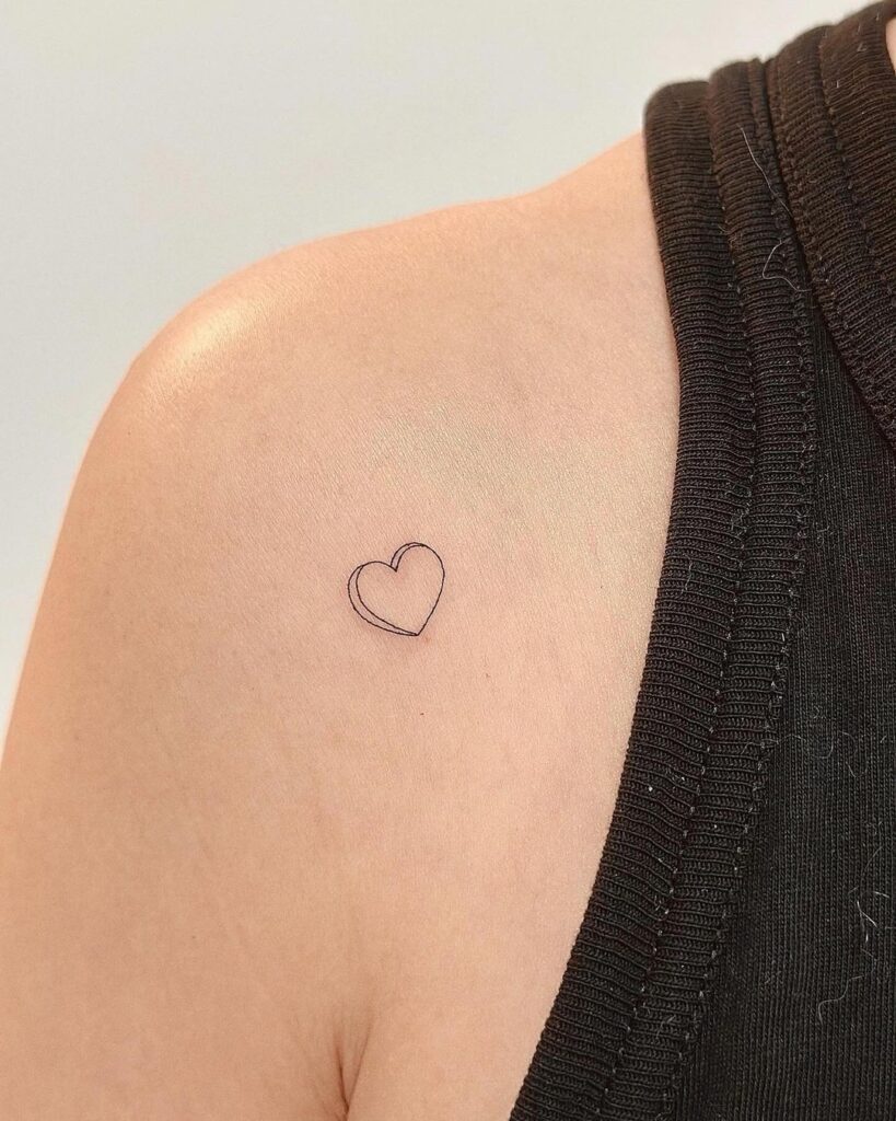 Timeless Hearts Shoulder Ink