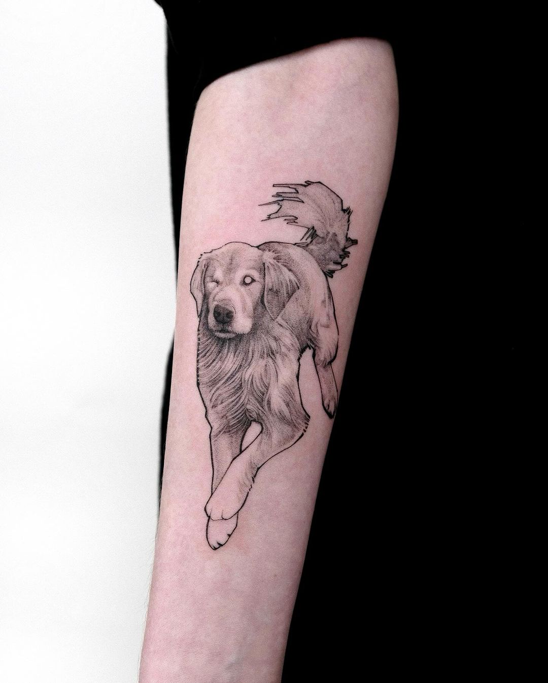 tatuaggio del cane