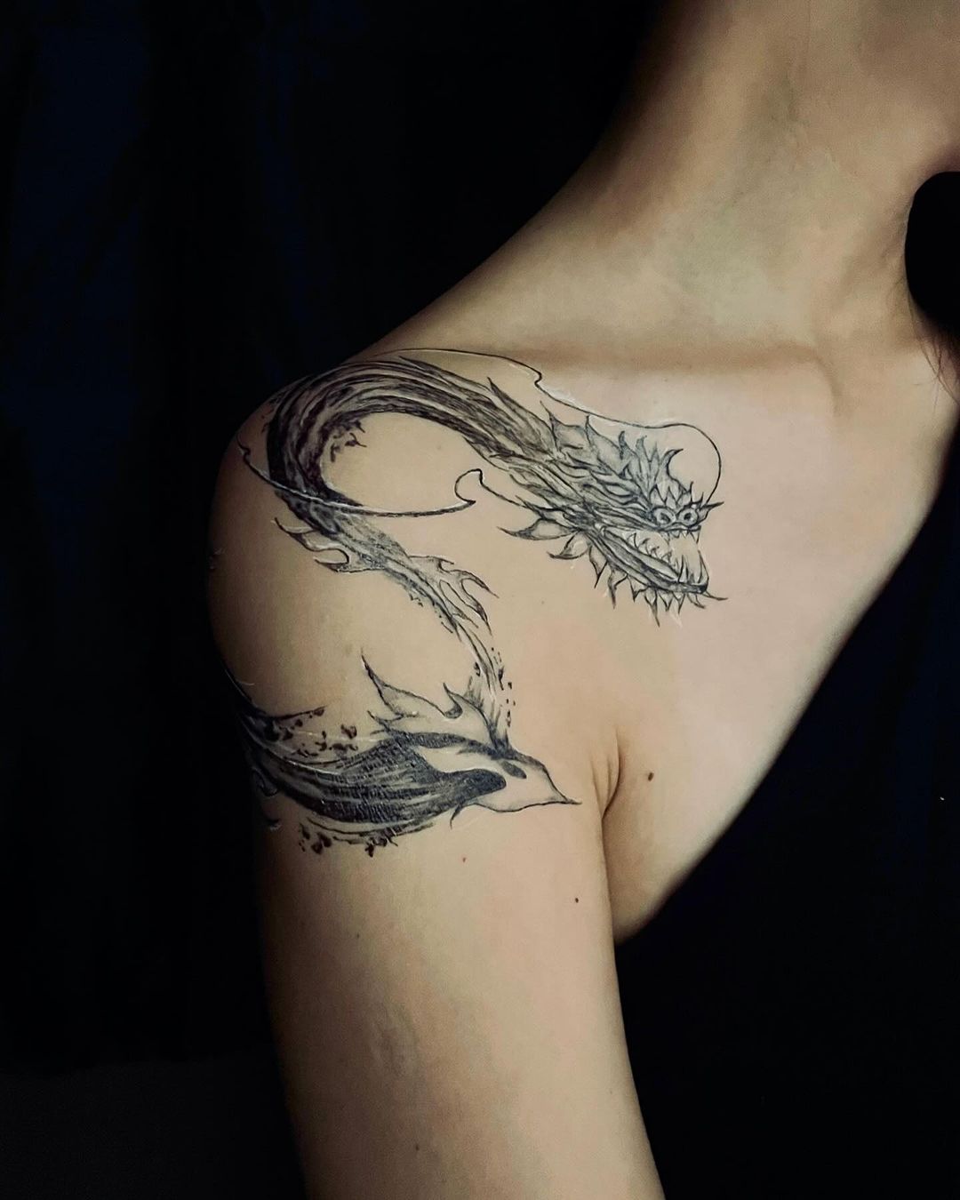 tatuaggio del drago