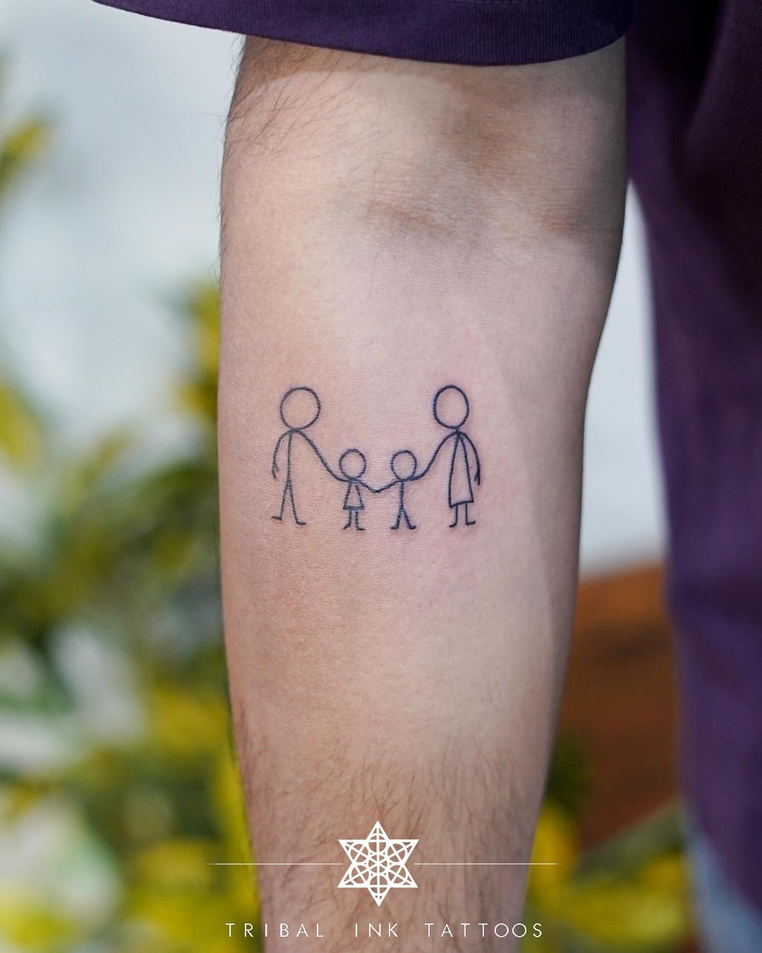 tatuaggio dedicato alla famiglia