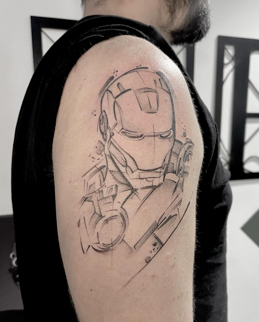 iron man tattoo