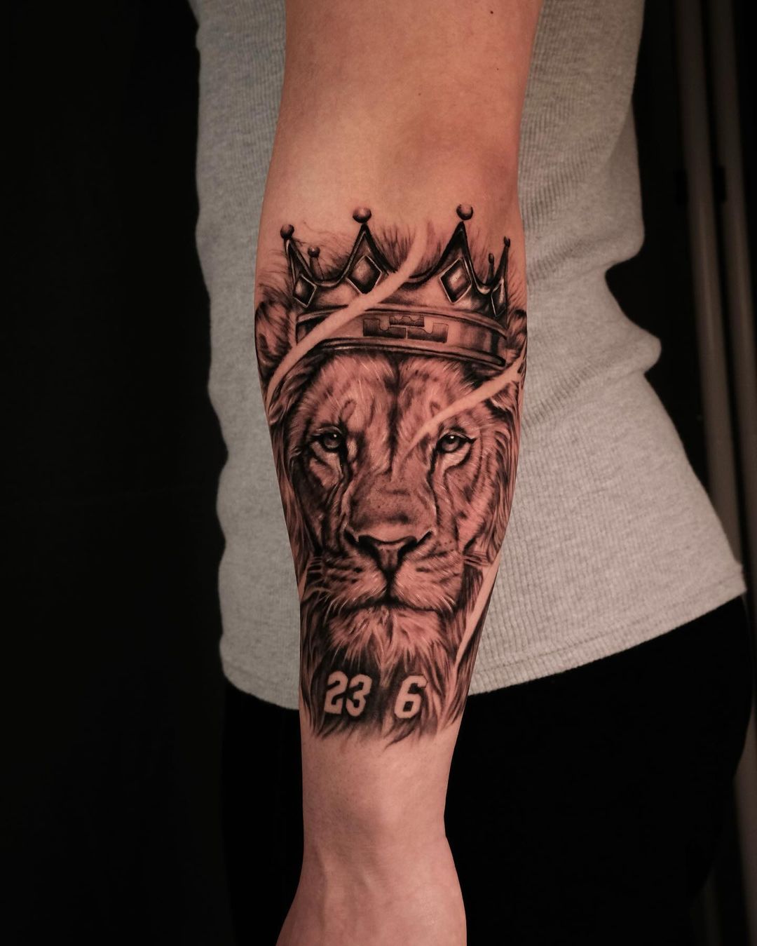 tatuaje de león