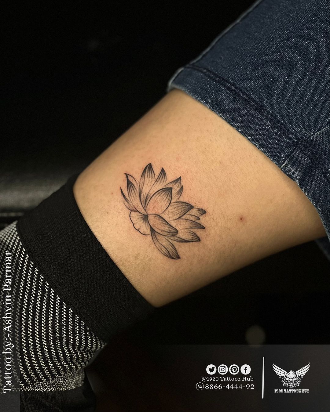 tatuaje de loto