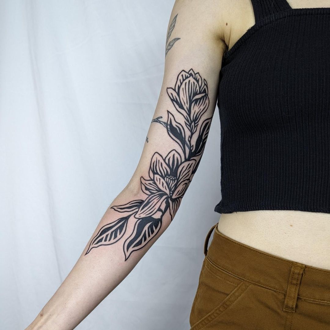 magnolias tattoo