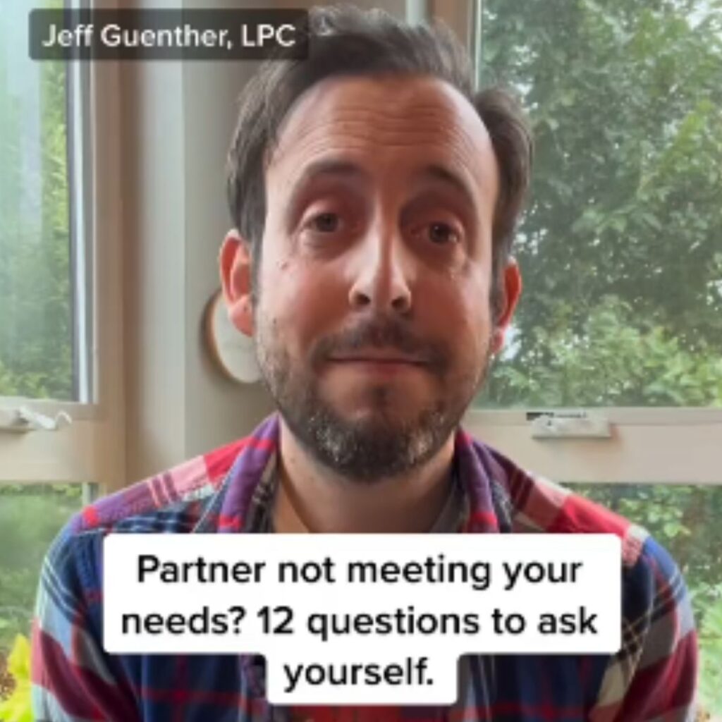 partner not meeting your needs