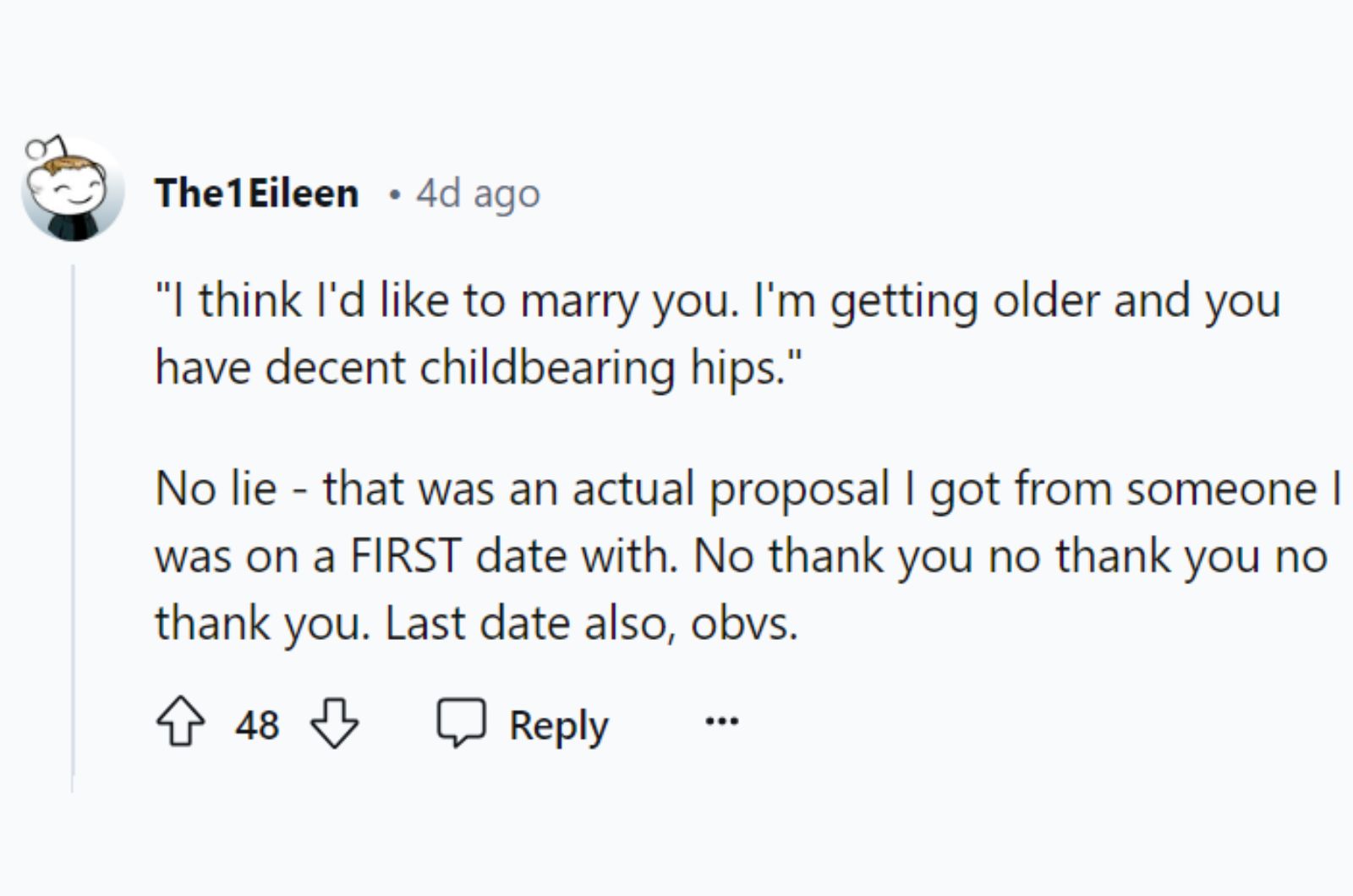 proposal on a first date