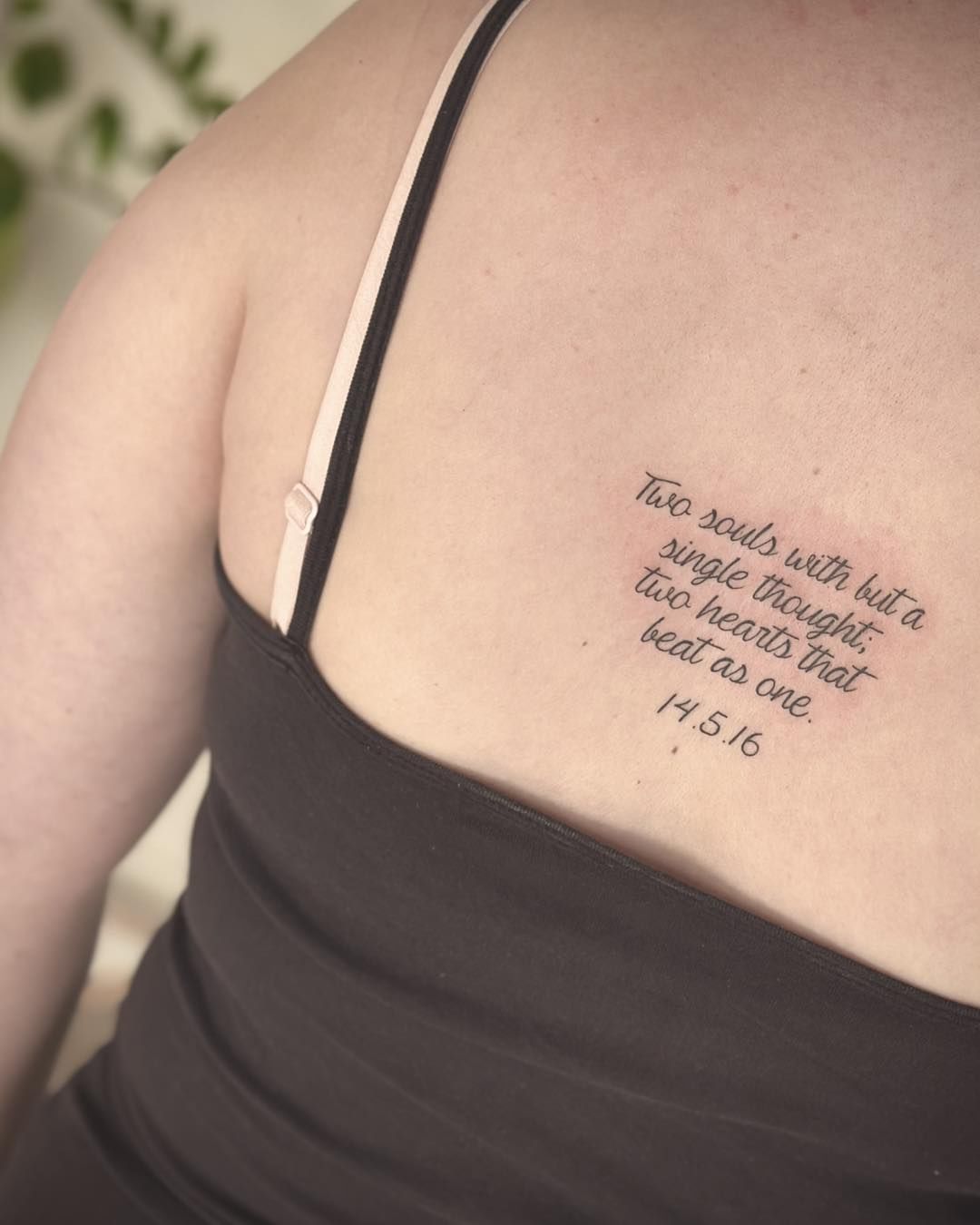 romantic quote tattoo