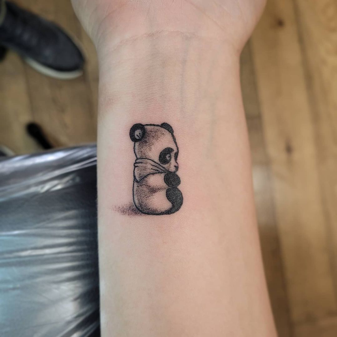 punto e virgola orso panda