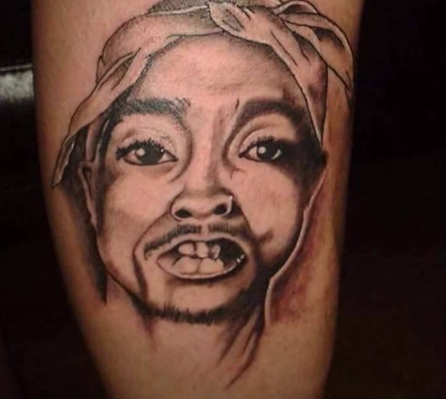 Retrato legendario de Tupac