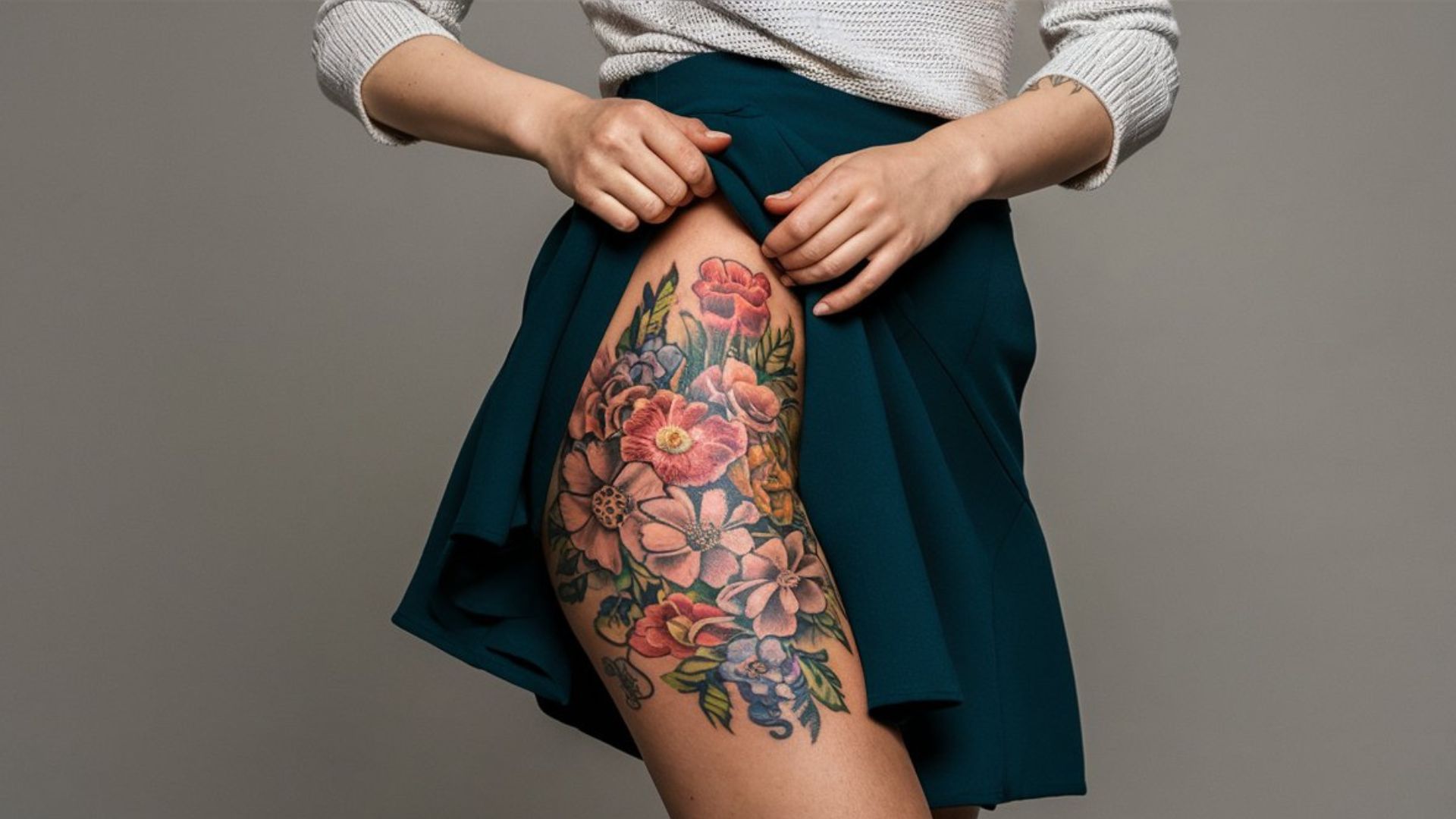 thigh tattoos for woman