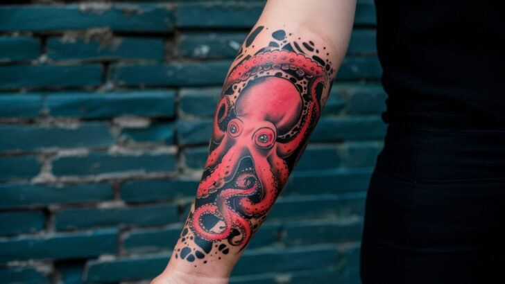 20 Red Sleeve Tattoos That Say Boldness, Energy, And Passion