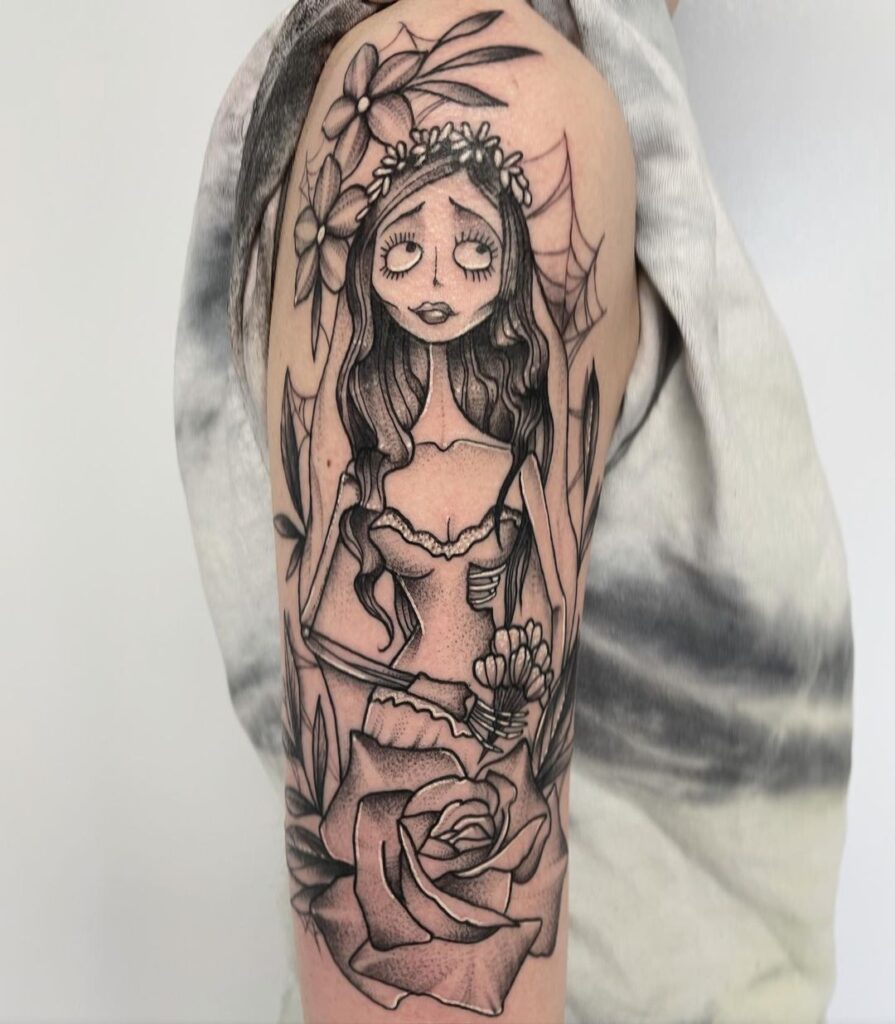 Tatuaggio della sposa cadavere