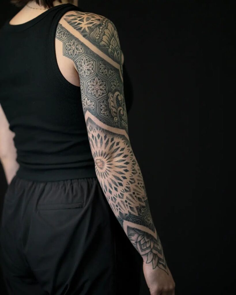 Ornamental Geometric Mandala Sleeve