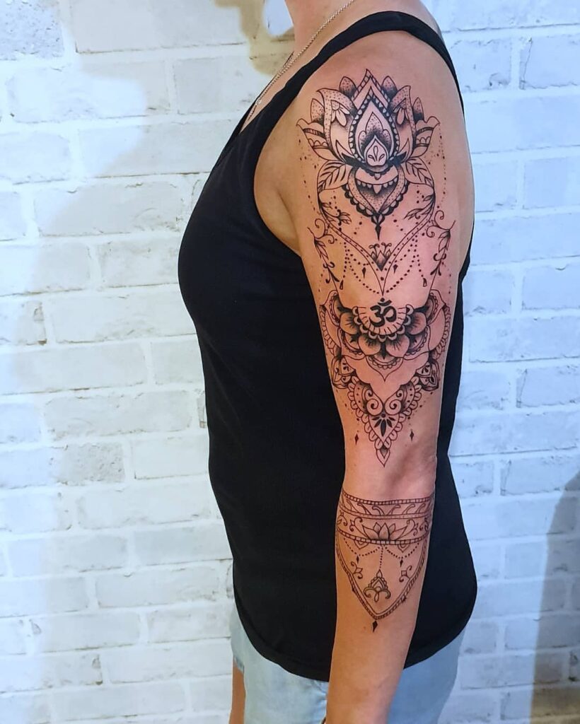 Customized Mandala Tattoo Sleeve