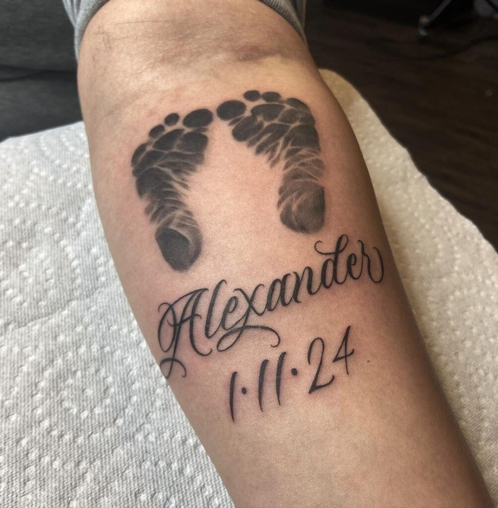 Baby's Footprints Tattoo