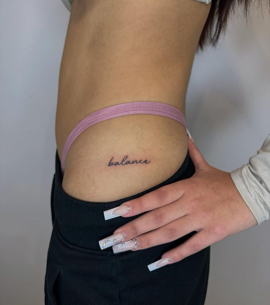 Balance Script Hip Ink